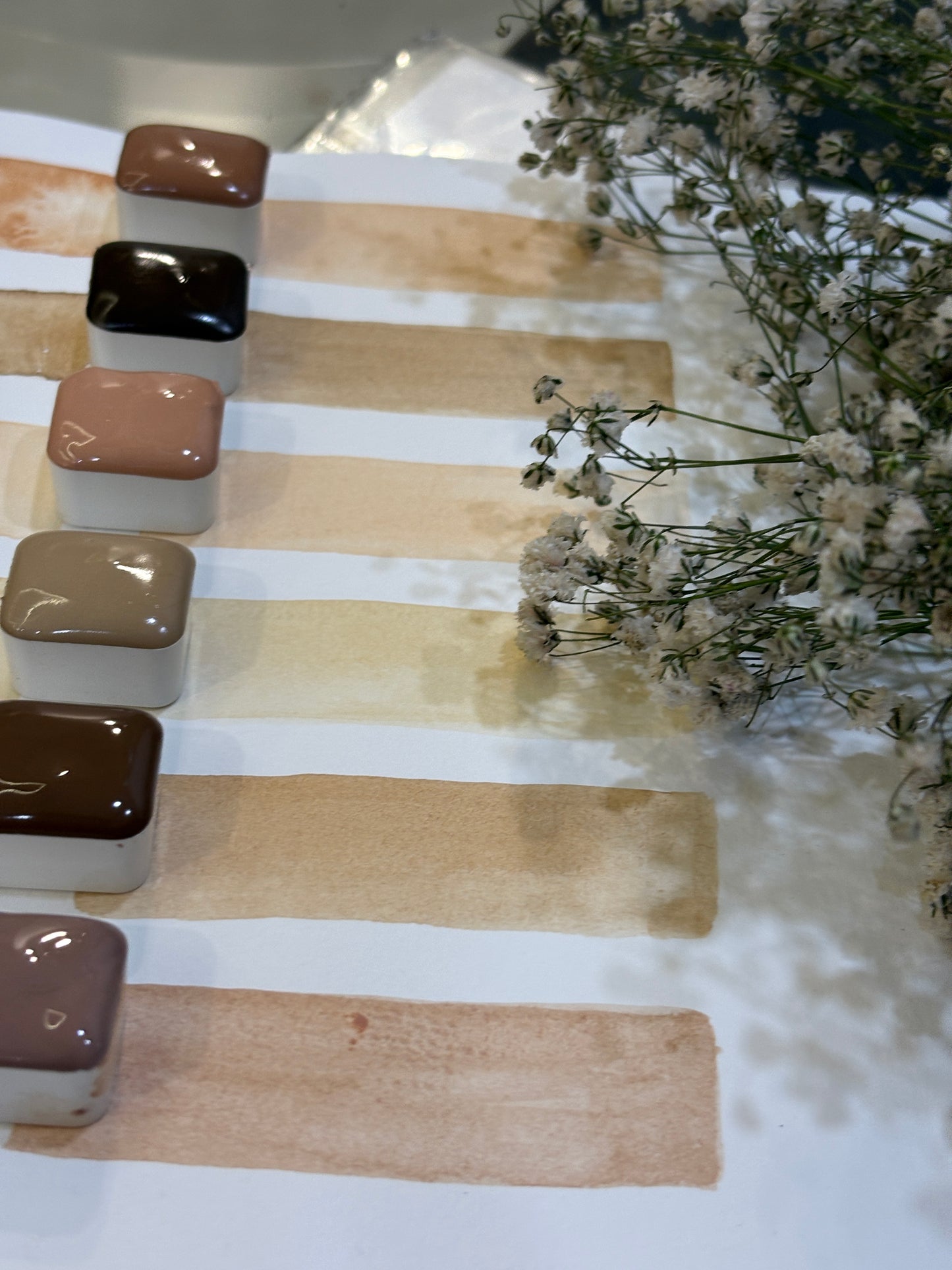 Skin shades Half pans~