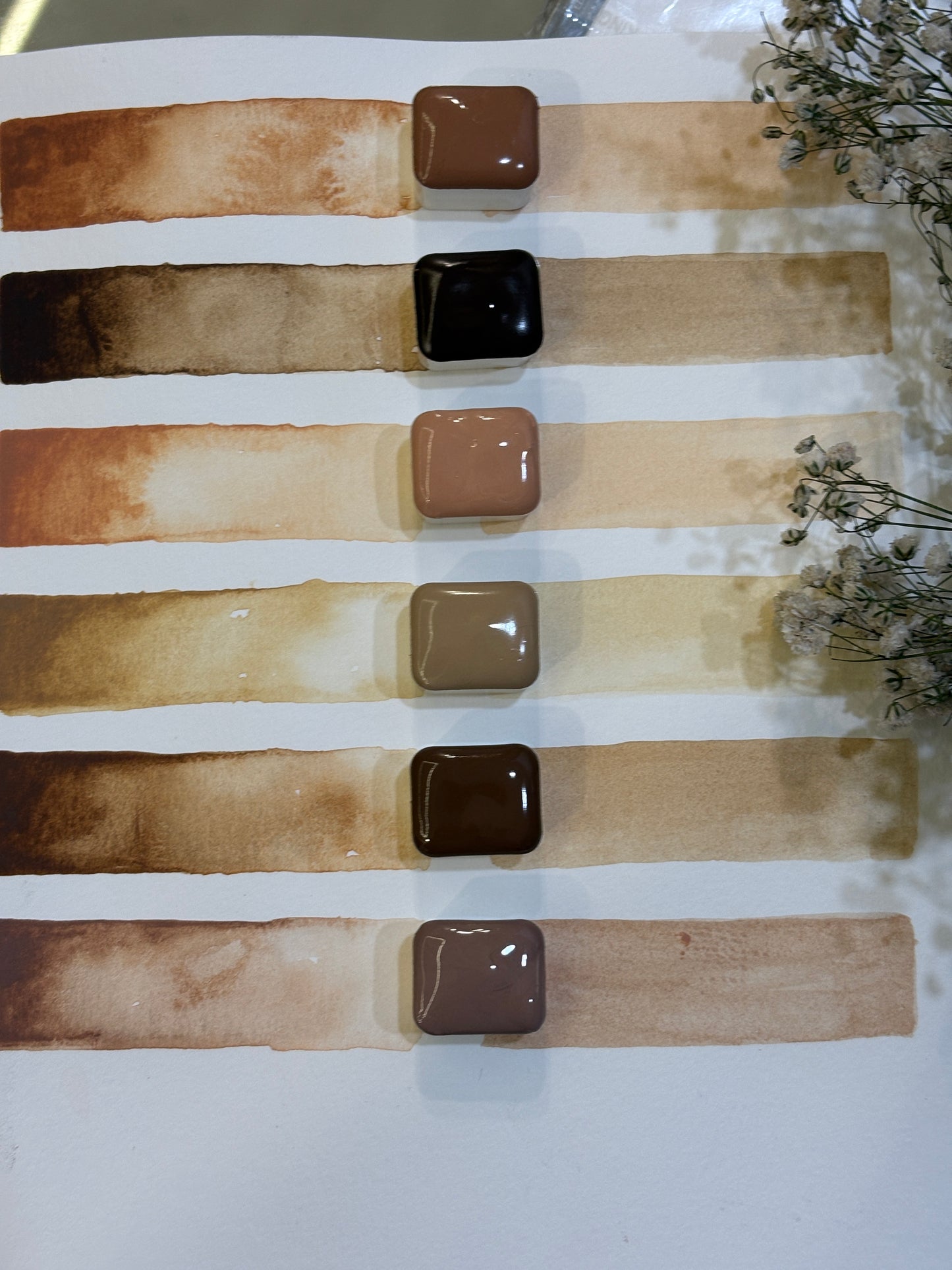 Skin shades Half pans~
