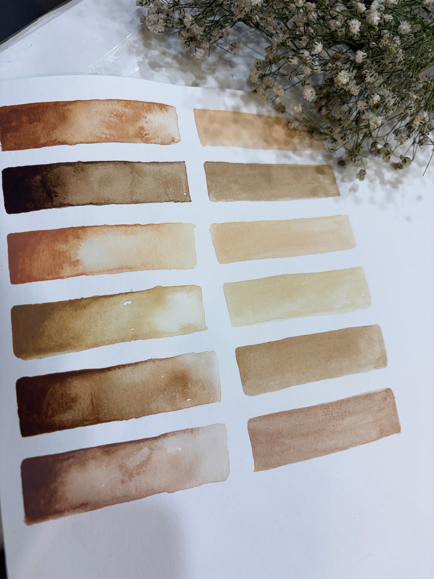 Skin shades Half pans~