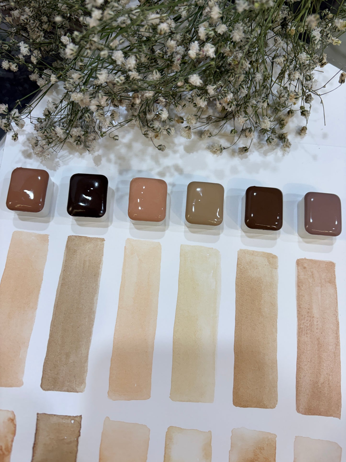 Skin shades Half pans~