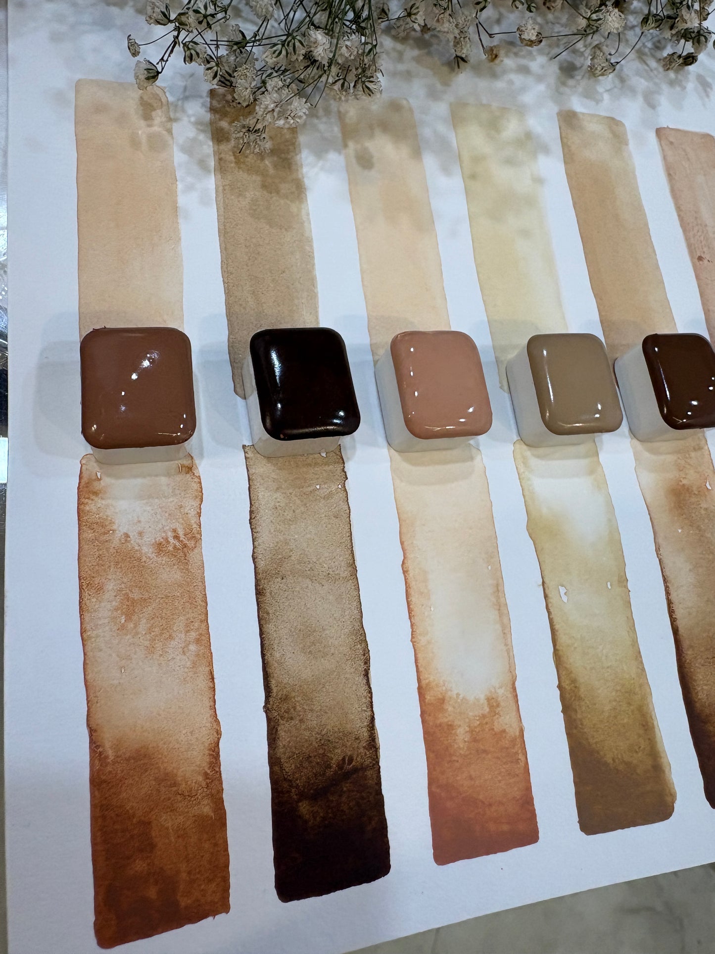 Skin shades Half pans~
