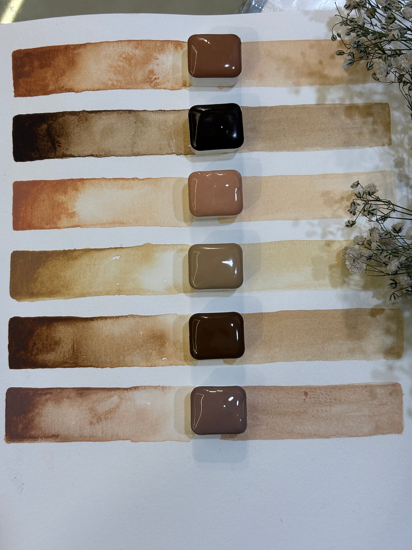 Skin shades Half pans~