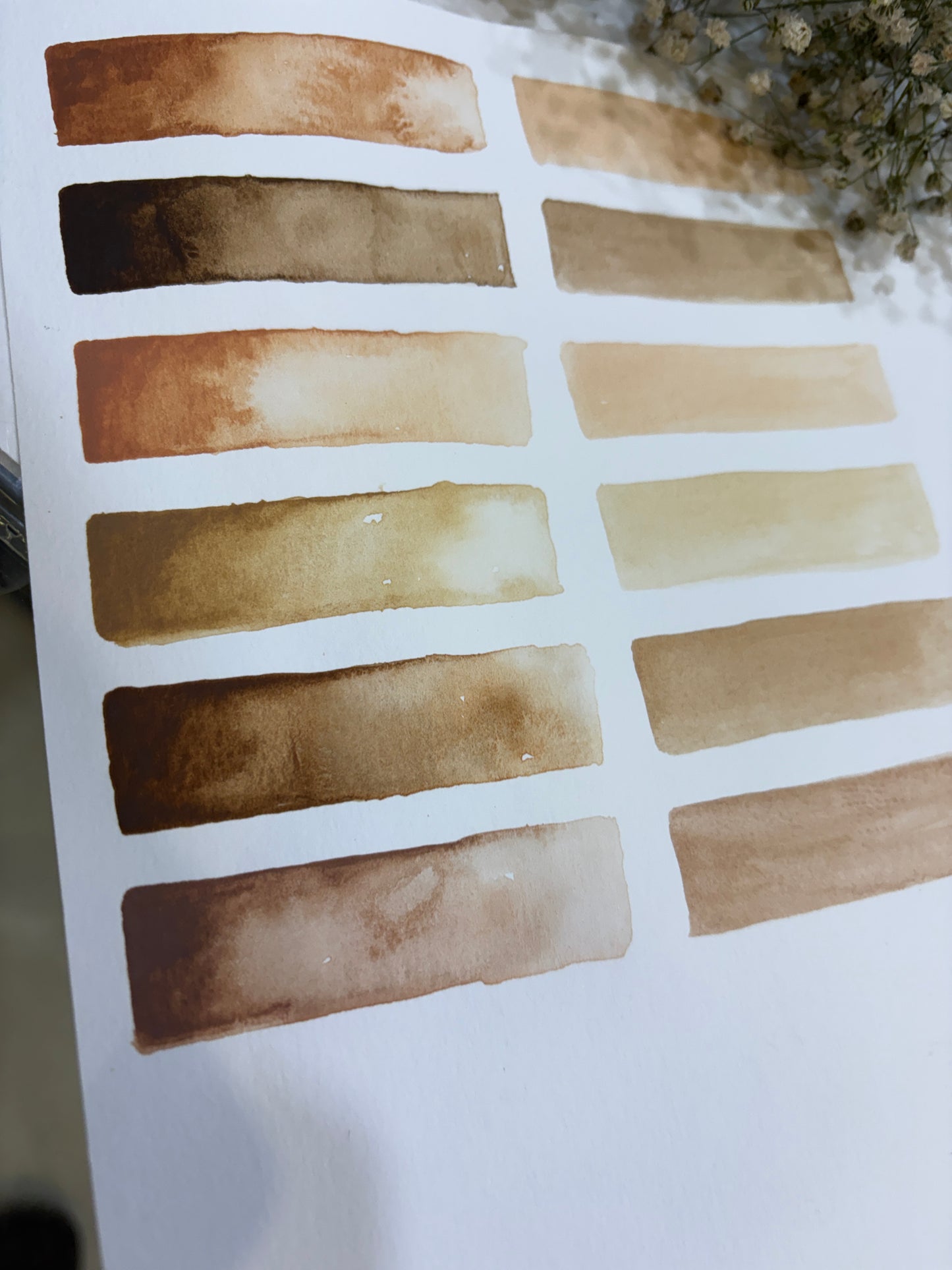 Skin shades Half pans~