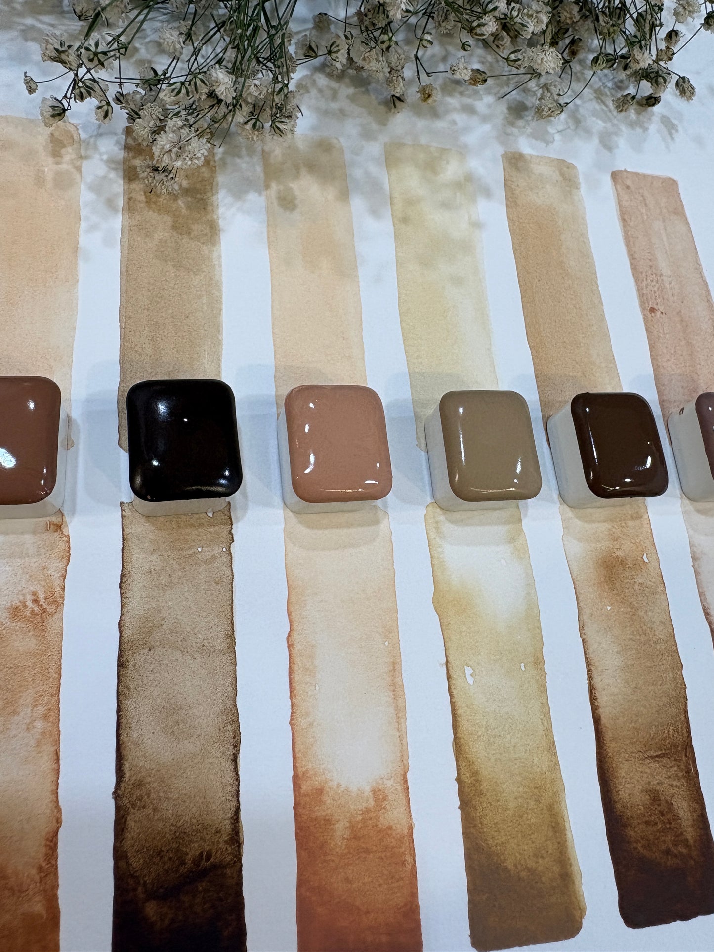 Skin shades Half pans~