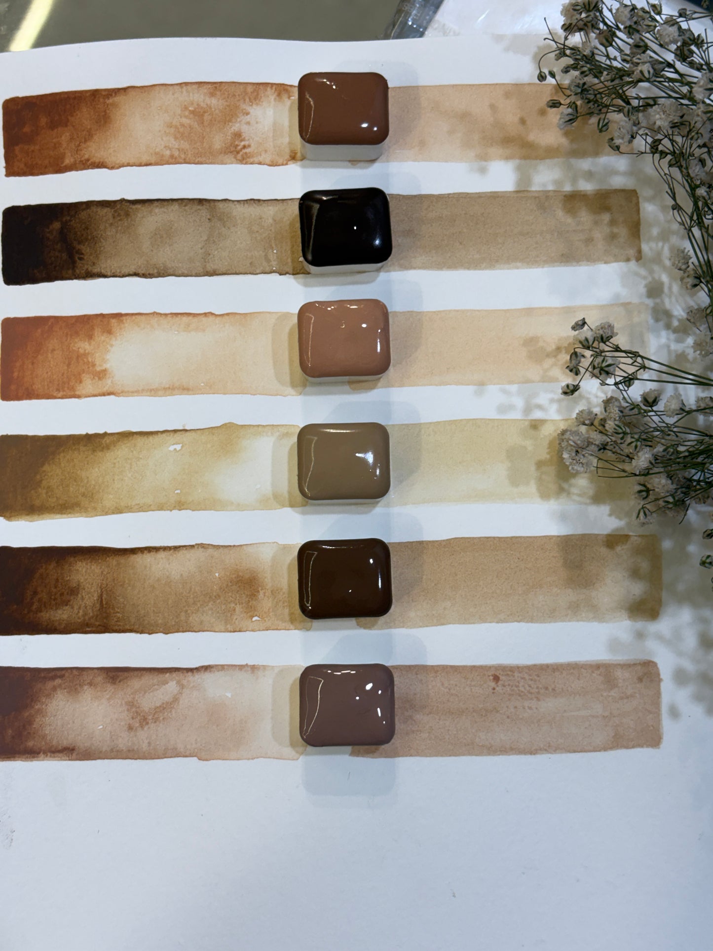Skin shades Half pans~