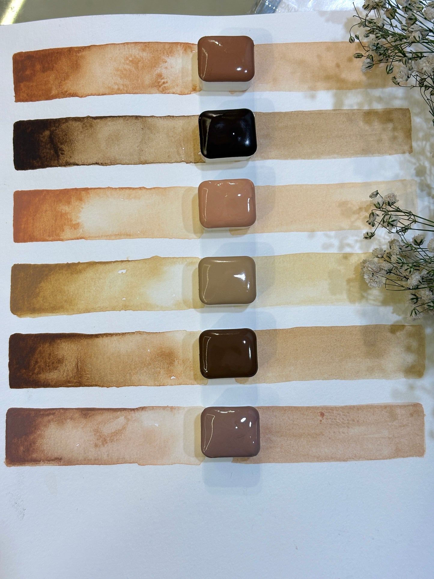 Skin shades Half pans~