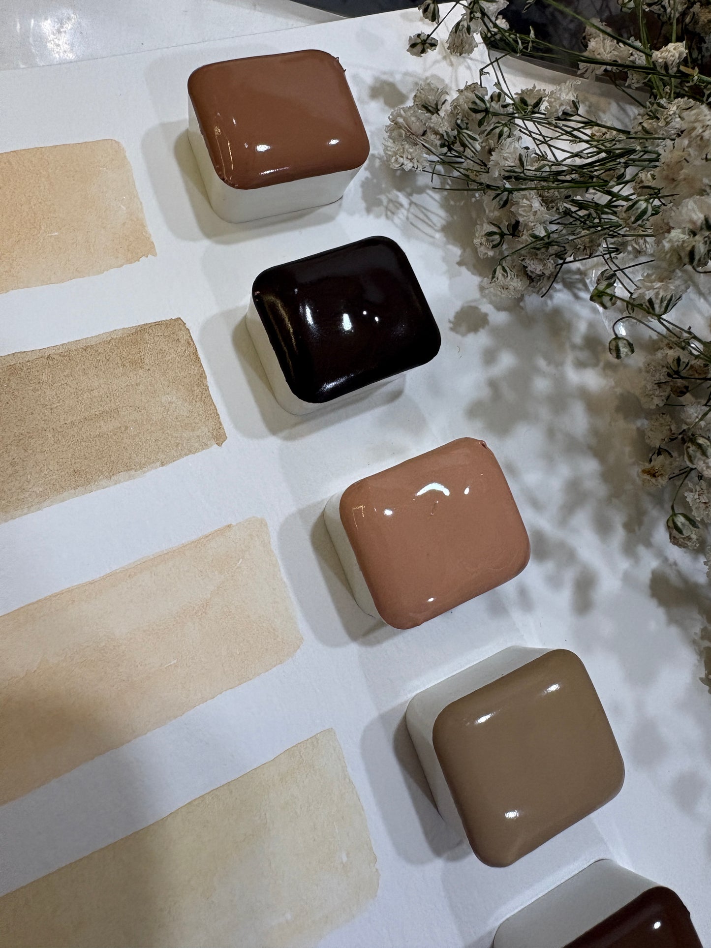 Skin shades Half pans~