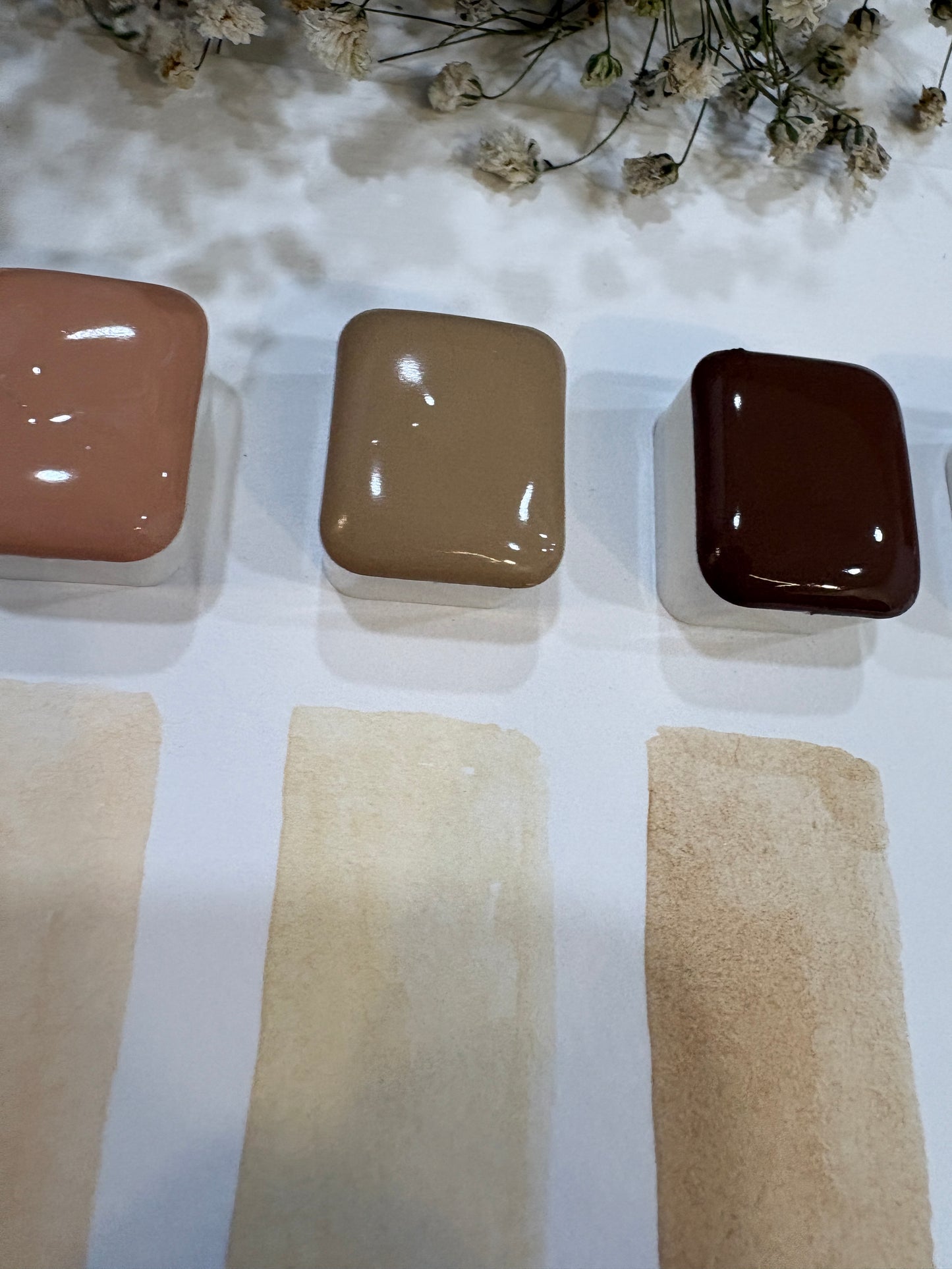 Skin shades Half pans~