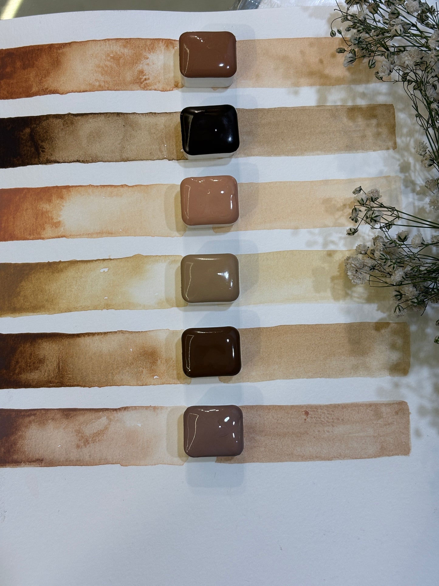 Skin shades Half pans~