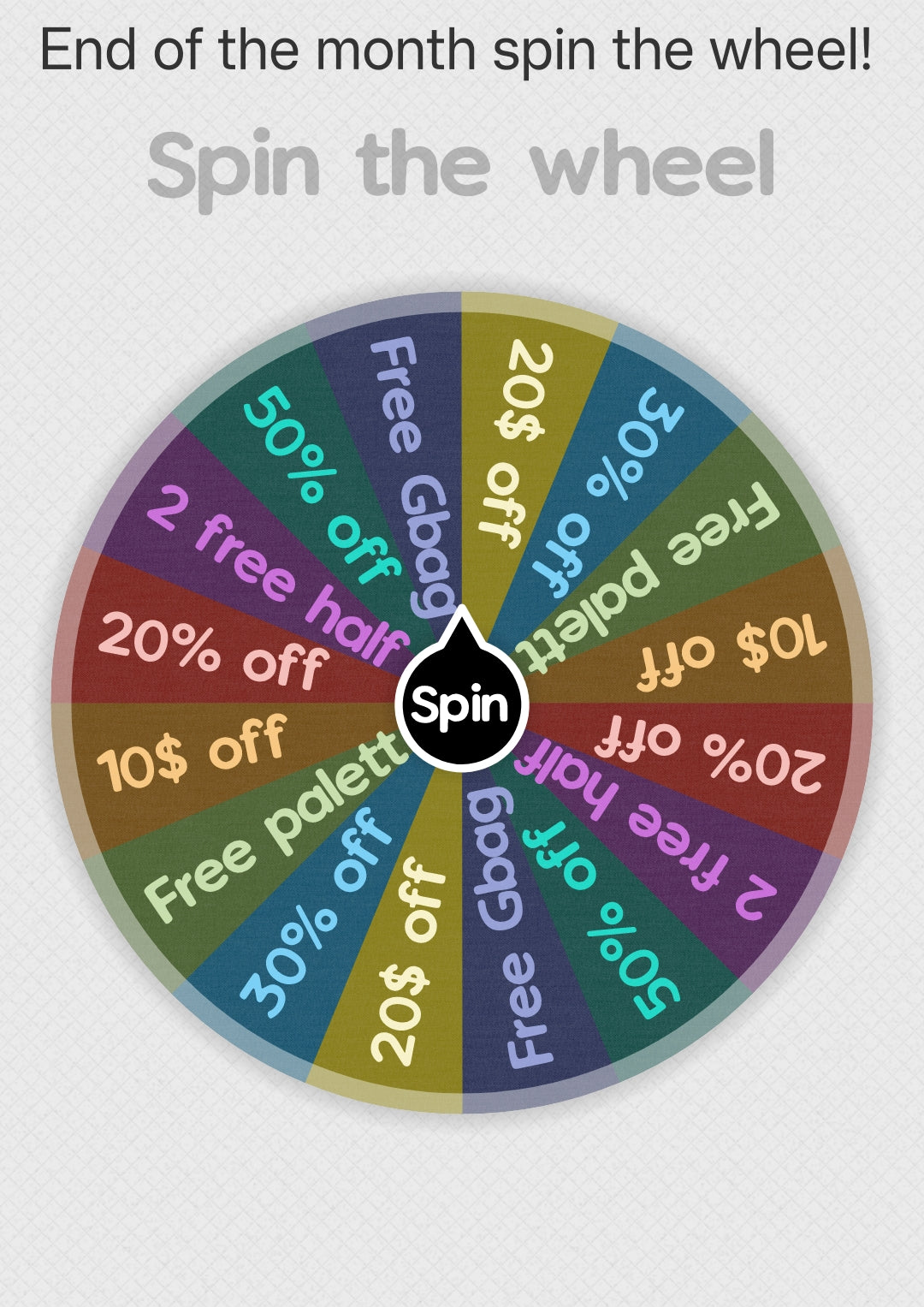 SPIN THE WHEEL! ✨🛒🛍️